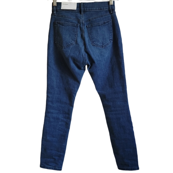 ANN TAYLOR FACTORY Nwt Skinny High Rise Jeans 00P - Picture 2 of 4